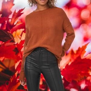 Vince Camuto Rust Sweater